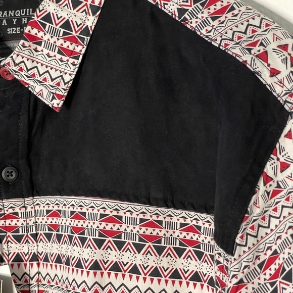 Tranquility Mayhem men western style roll up sleeves shirt - Picture 6 of 11